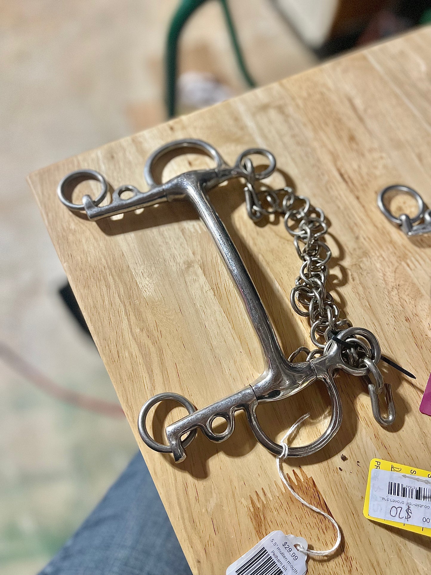 5.5" mullen mouth Pelham bit