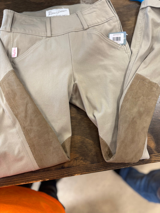 91. Kids 12 Tan Knee Patch jods, Tailored Sportsmen, pants076