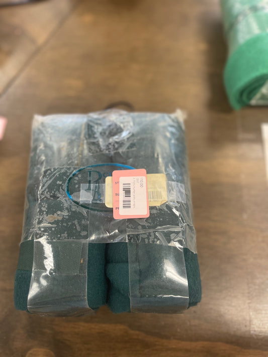 8. Pony hunter green set of 4 polo wraps, Wraps009