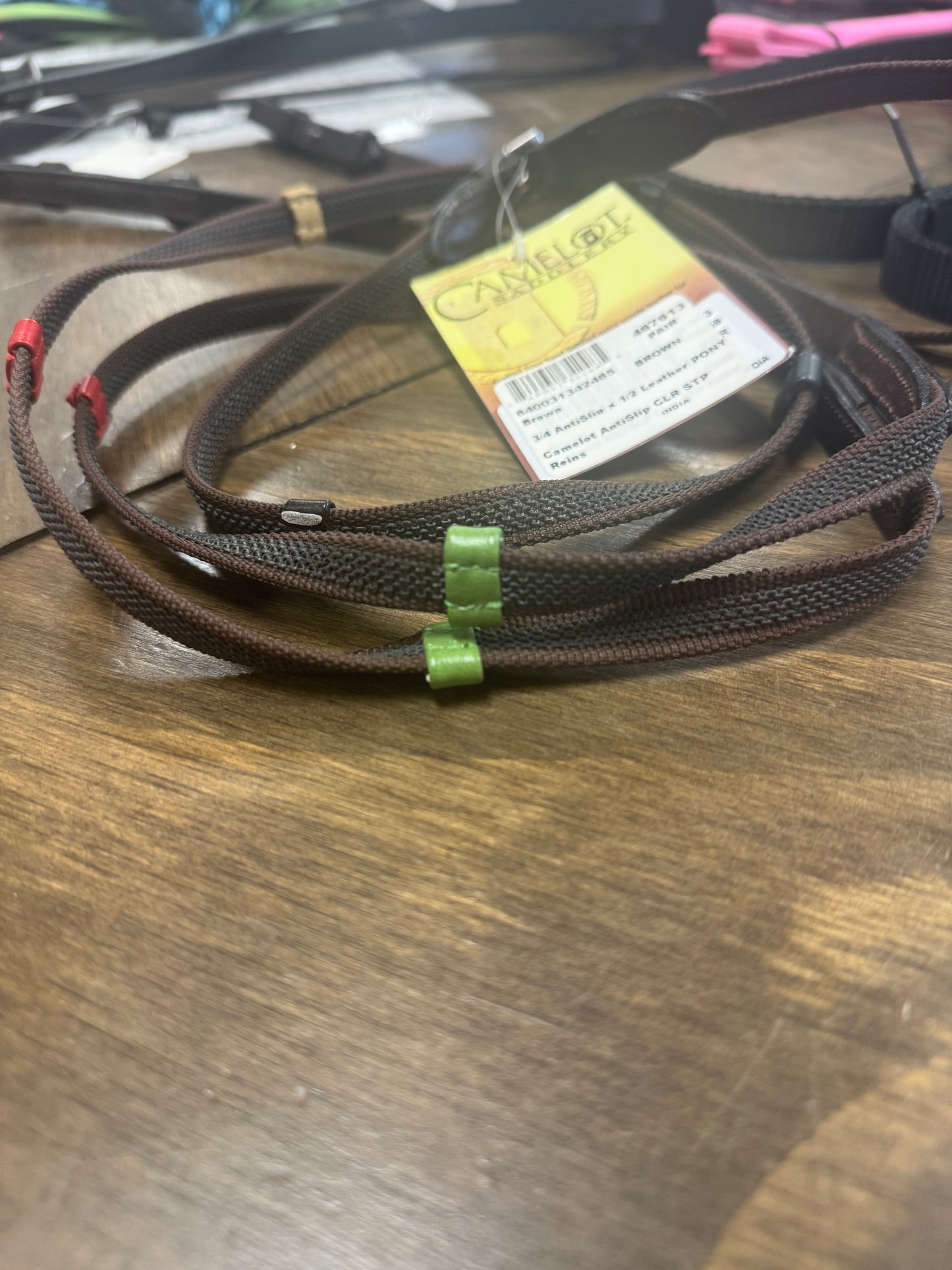 Camelot AntiSlip 1/2" Pony reins, tackp006