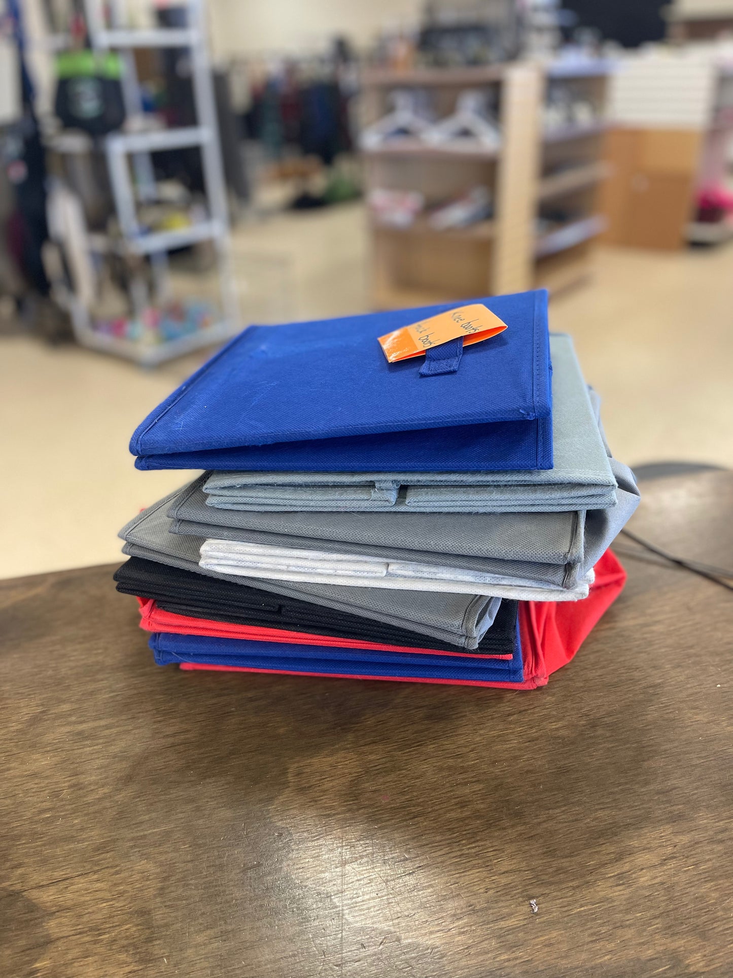 10" collapsable fabric storage cubes, assorted colors (20 available)