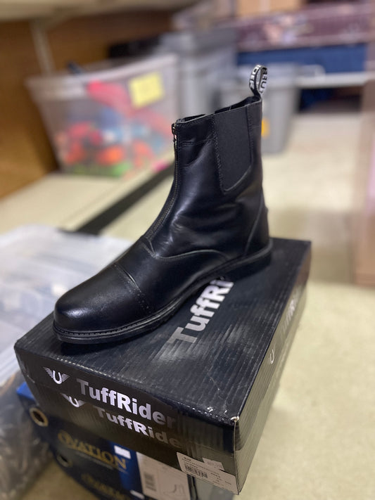 Mens Synthetic Zip Tuffrider Paddock Boots