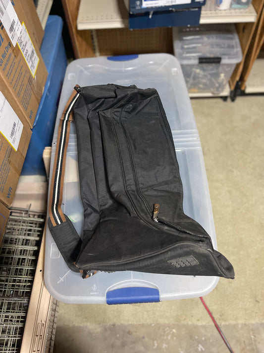 Ariat black and brown Field boots gear bag