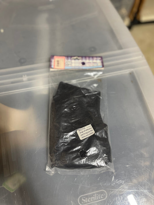 Black fleece winter helmet cover JTI new in bag