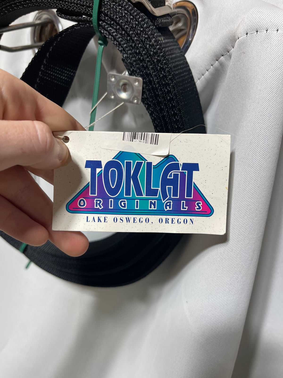 Toklat Black flat nylon 1" x 95" Draw reins, new with tags
