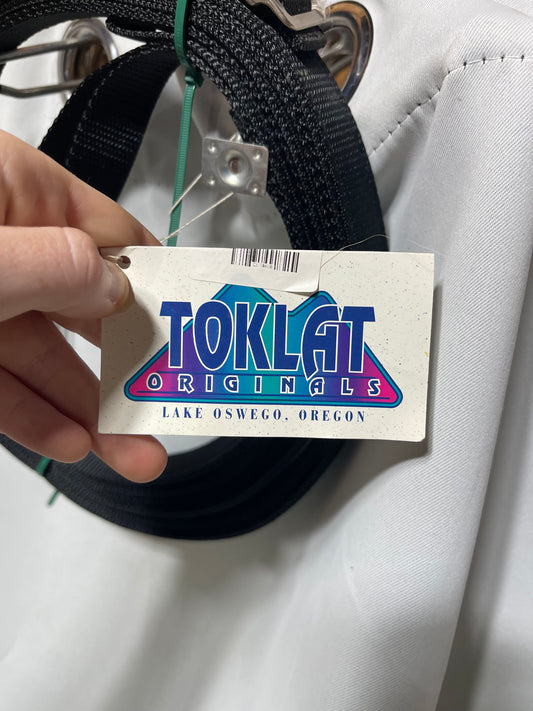 Toklat Black flat nylon 1" x 95" Draw reins, new with tags