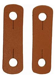 Replacement Rubber Bands and Leather Tabs For English Peacock Stirrup Irons