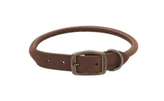 Coastal Rolled Leather Collars, Circle T