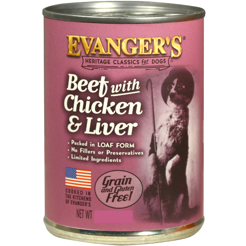 Evangers Canned Dog Food, Clean Limited Ingredient