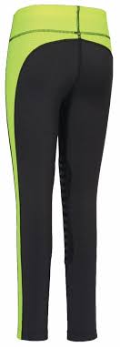 Tuffrider Silicone Knee Patch Riding Tights, Kids