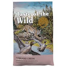 5lb Lowland Creek Taste of the Wild Cat food (tow)