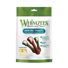 Whimzees Dental Treats, Brushzees Value Bags