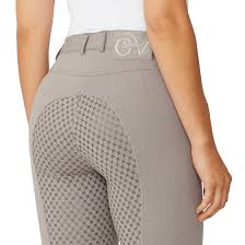 Ovation SoftFlex Silicone Grey Full Seat Breeches, Ladies