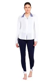 Equine Couture LS Purple Kelsey Snap Show Shirts, Ladies