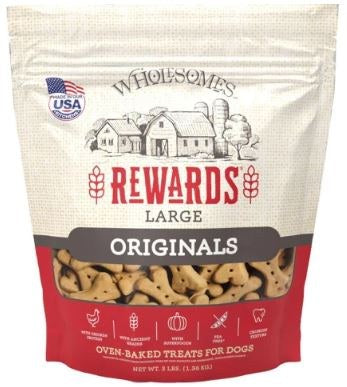 Wholesomes Rewards Dog Biscuits, Bones and Cheese Squares