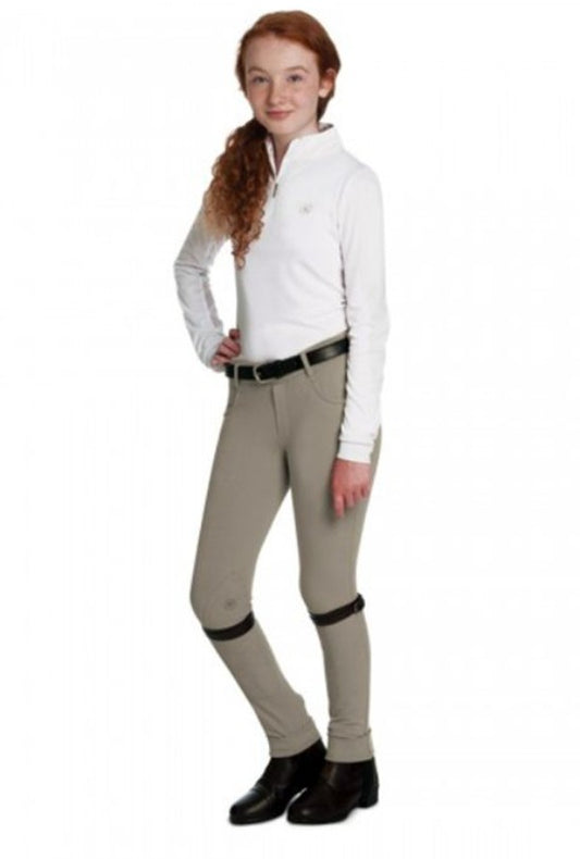 Ovation Softflex Tan Show Jodhpurs, Kids (Jods)