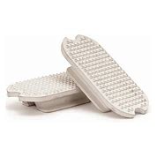 English Replacement Stirrup Iron Pads, White Fillis