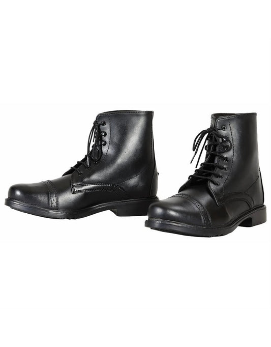 Kids Synthetic "Starter" Lace Paddock Boots, Tuffrider